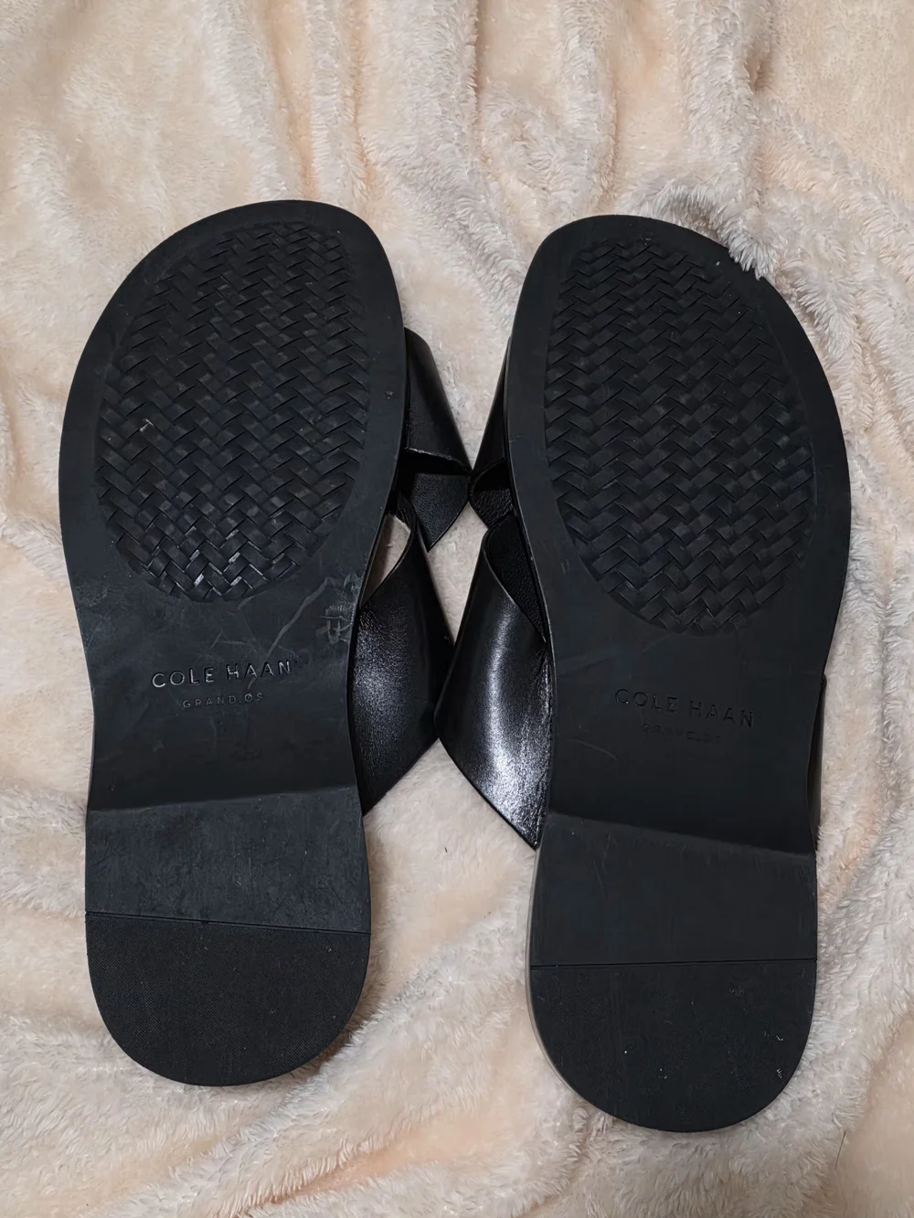 Mens Black Leather Sandals